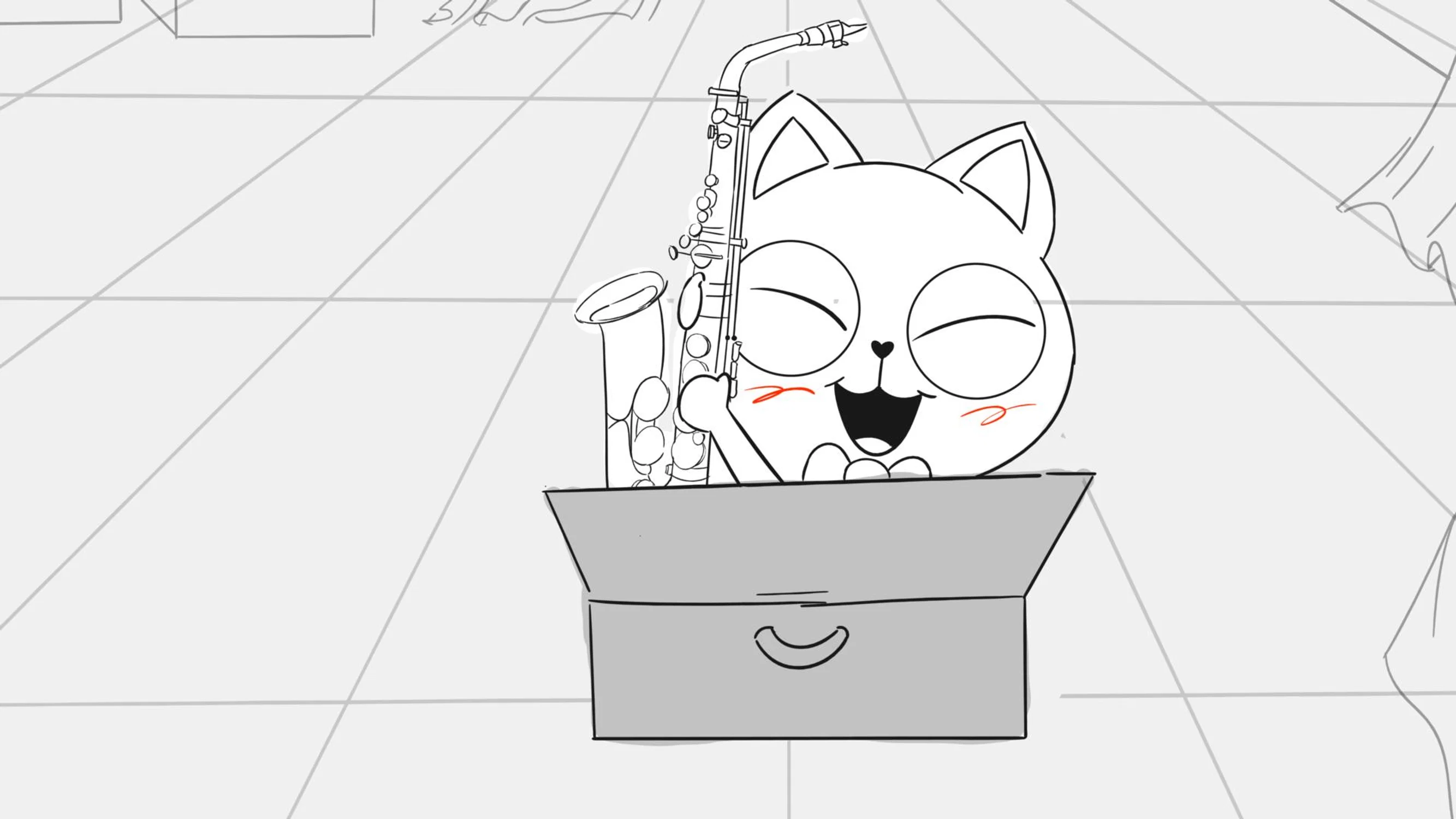 Part of my Jazz Kats storyboard