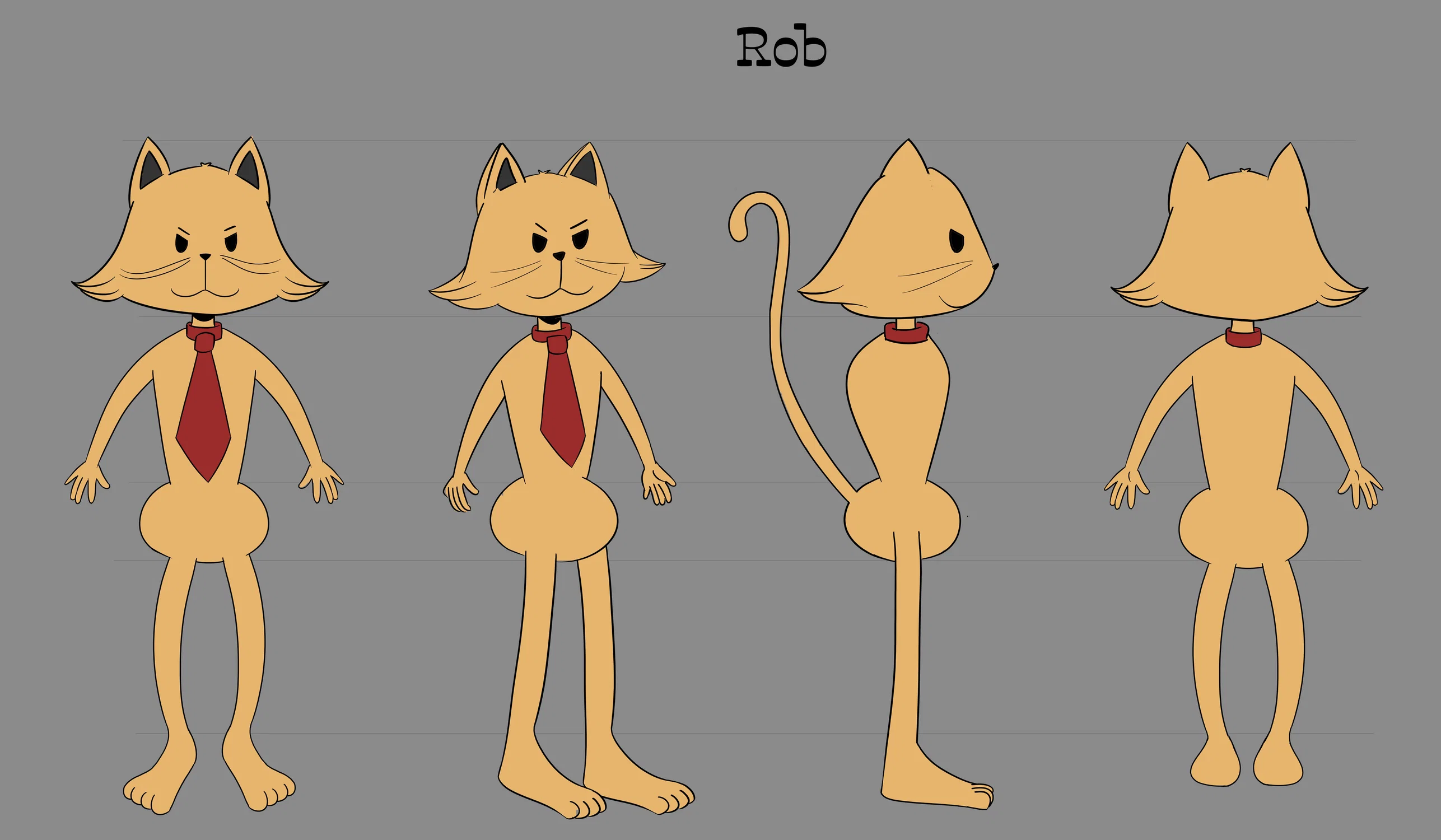 Character Turn Around of my antagonist: Rob