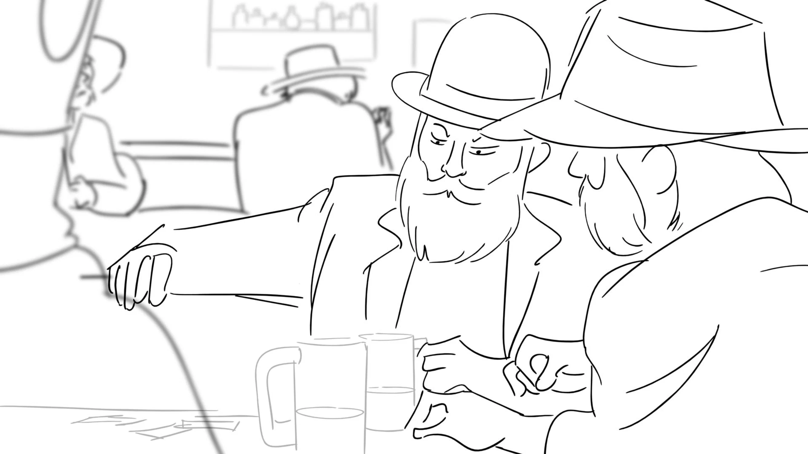 Part of my storyboard: The Showdown