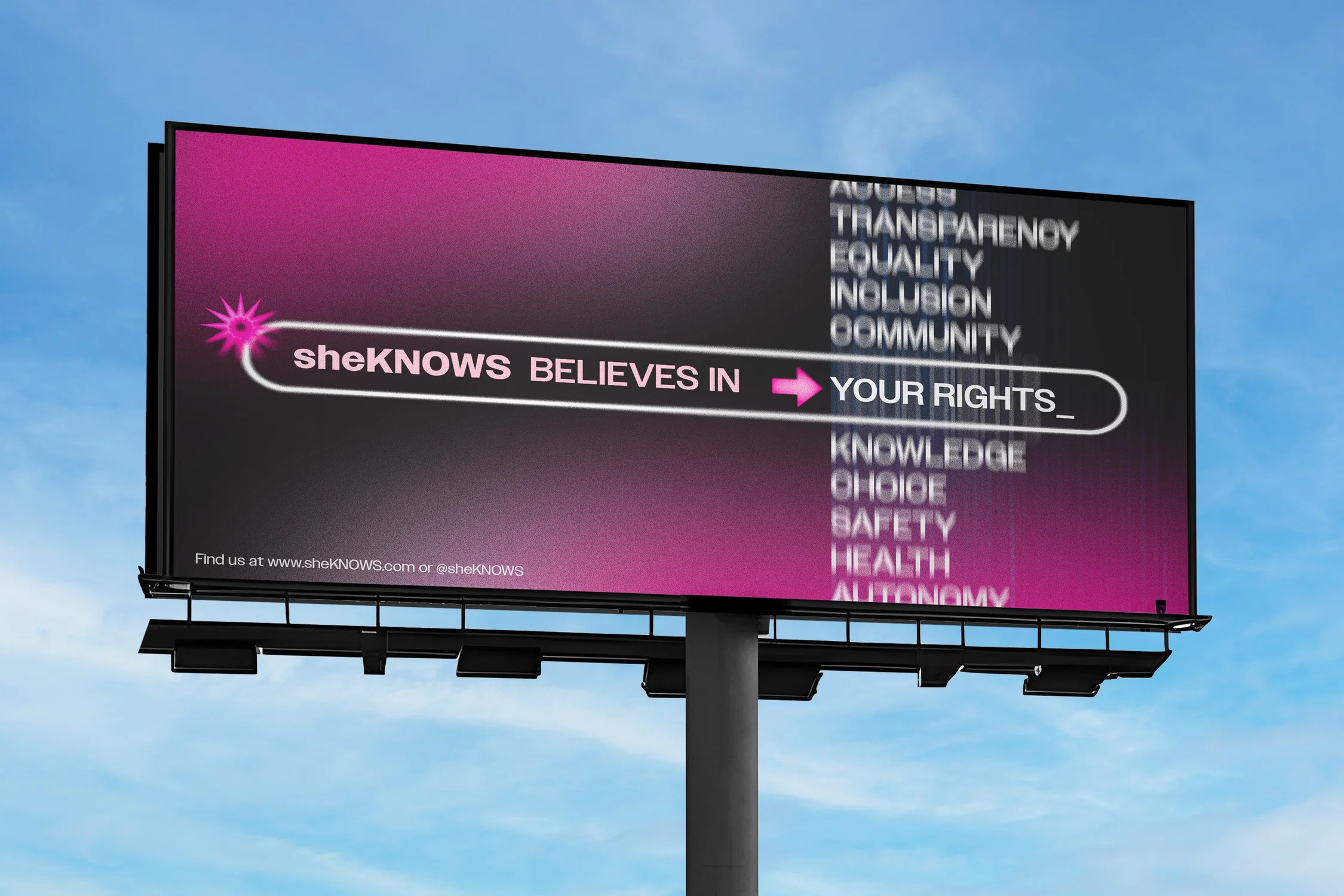 sheKNOWS is a branding and design project for a conference on women’s reproductive rights, developed to educate and inform women at a time of increasing censorship through a cohesive visual identity system, typography, and editorial communication.