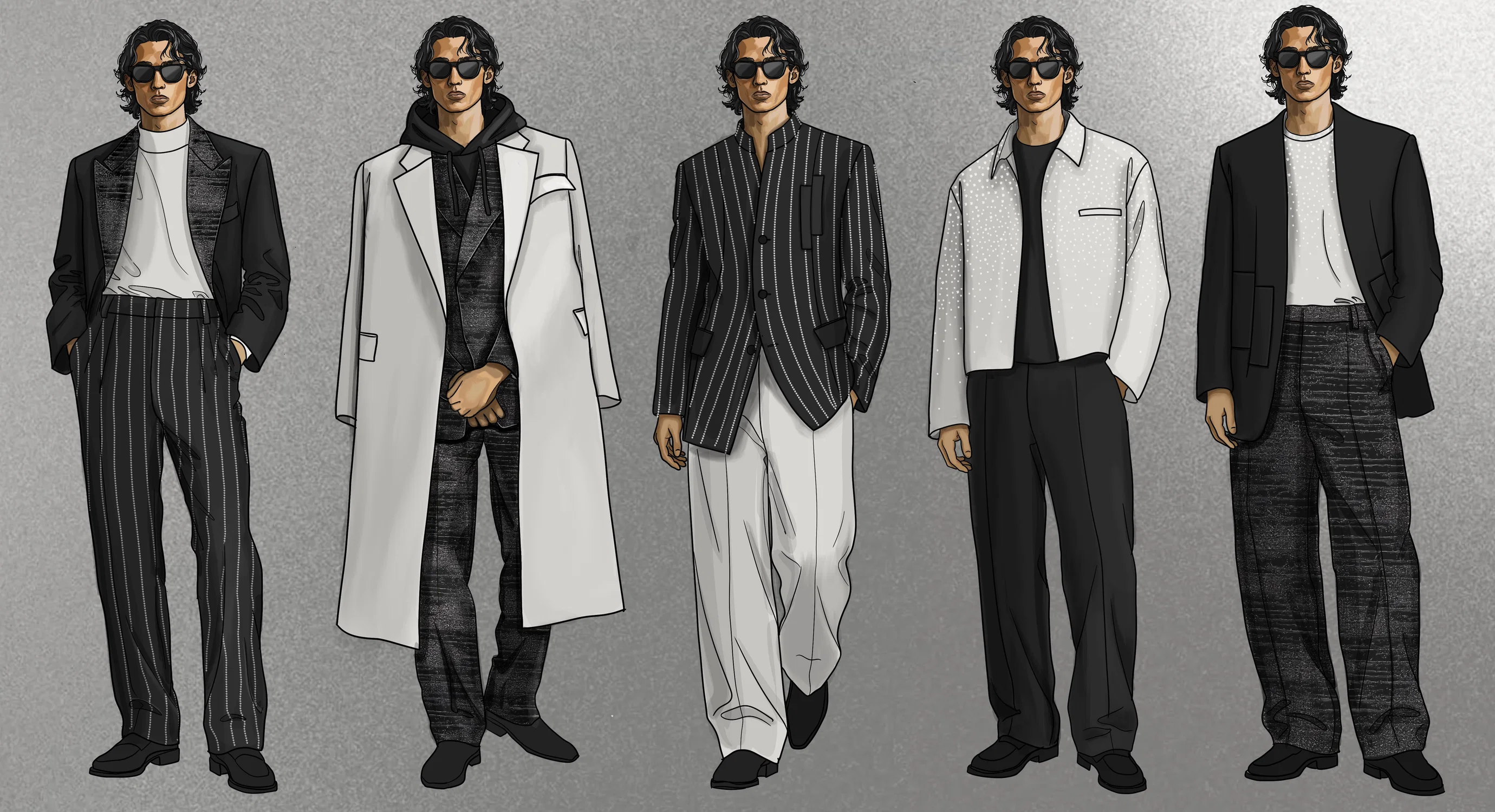 Mens tailored group