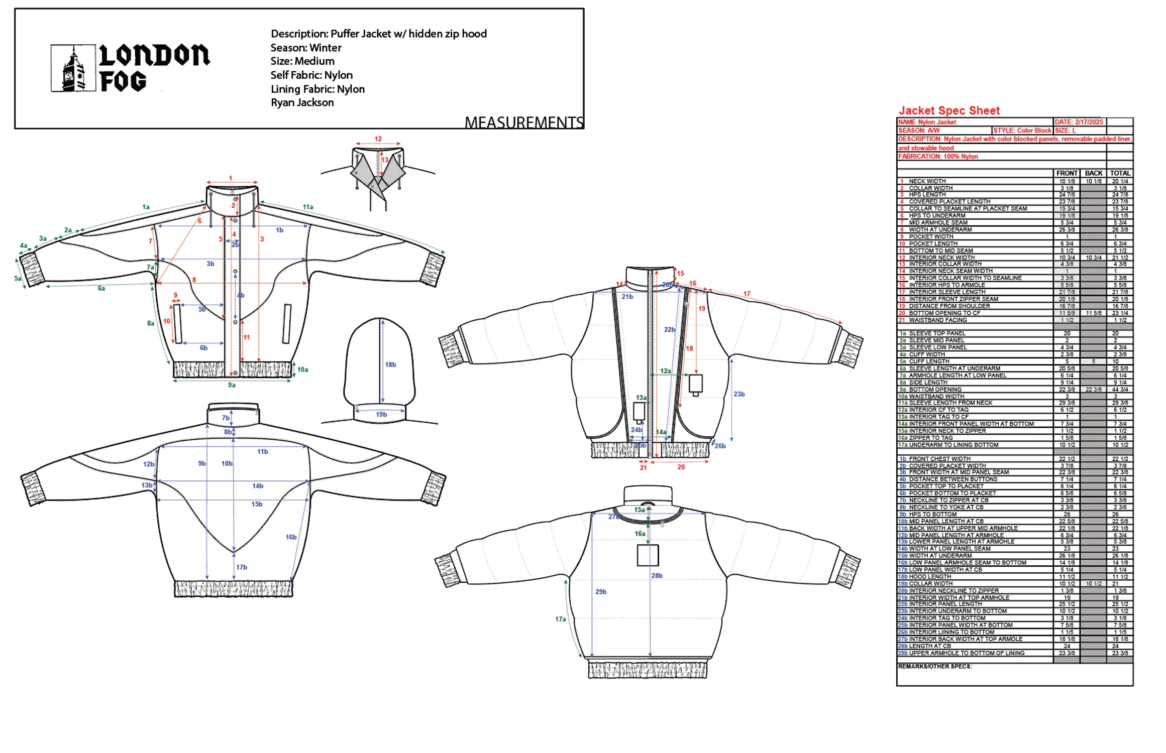 CAD Techpack Work