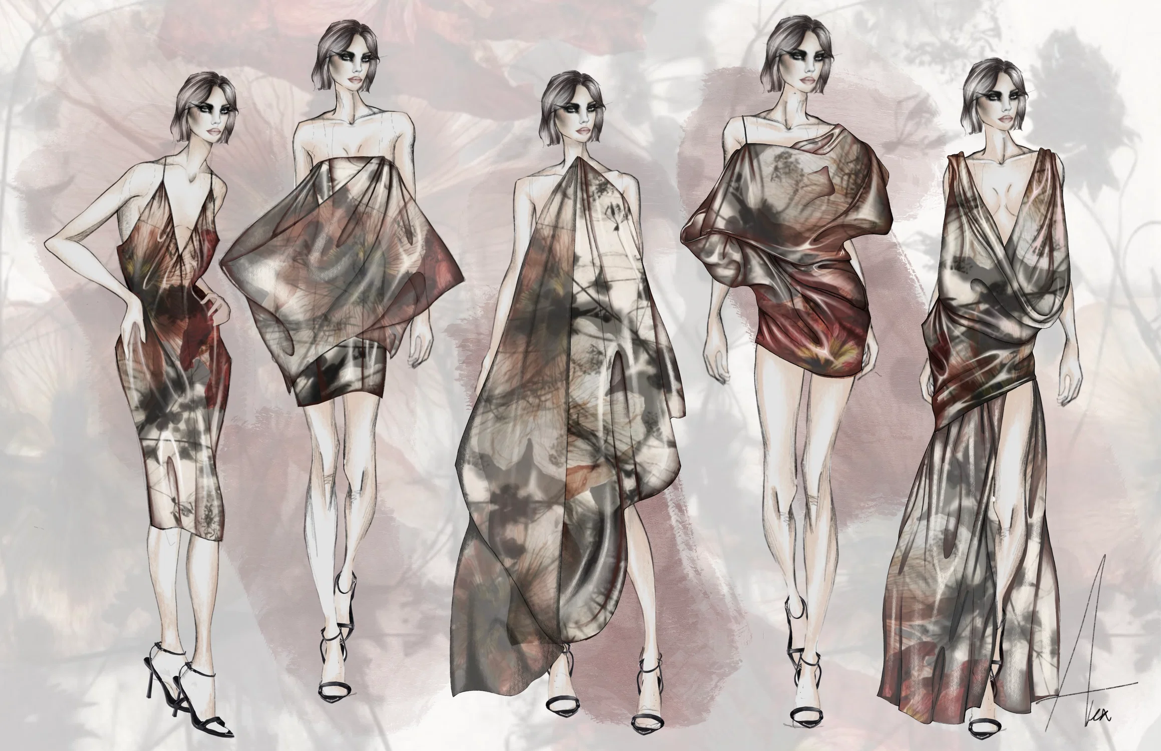 Introductory mood board and concept direction