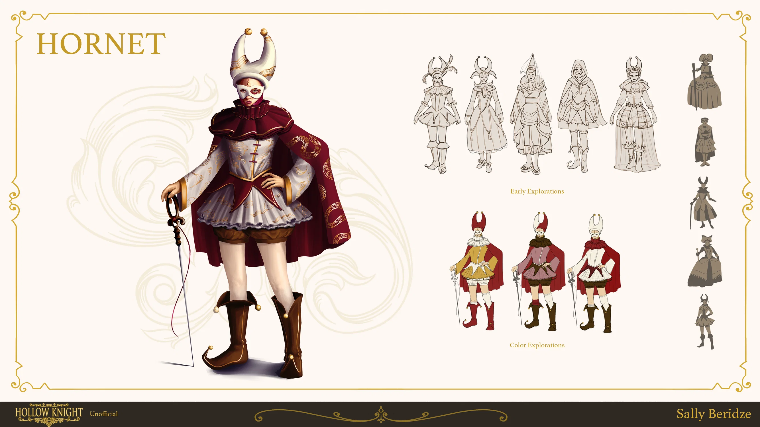 Character sheet, Hornet.