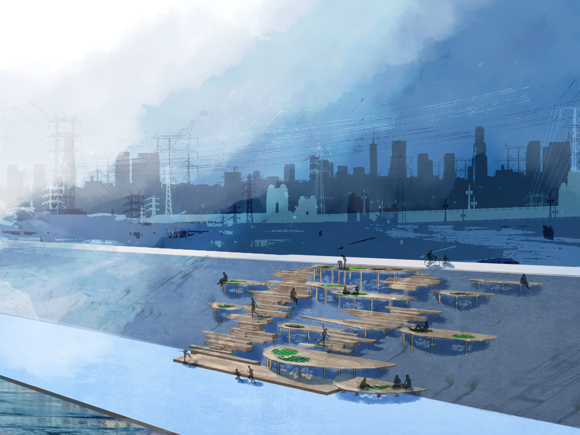 Reclaiming the Los Angeles River Through Temporary Spatial Installation