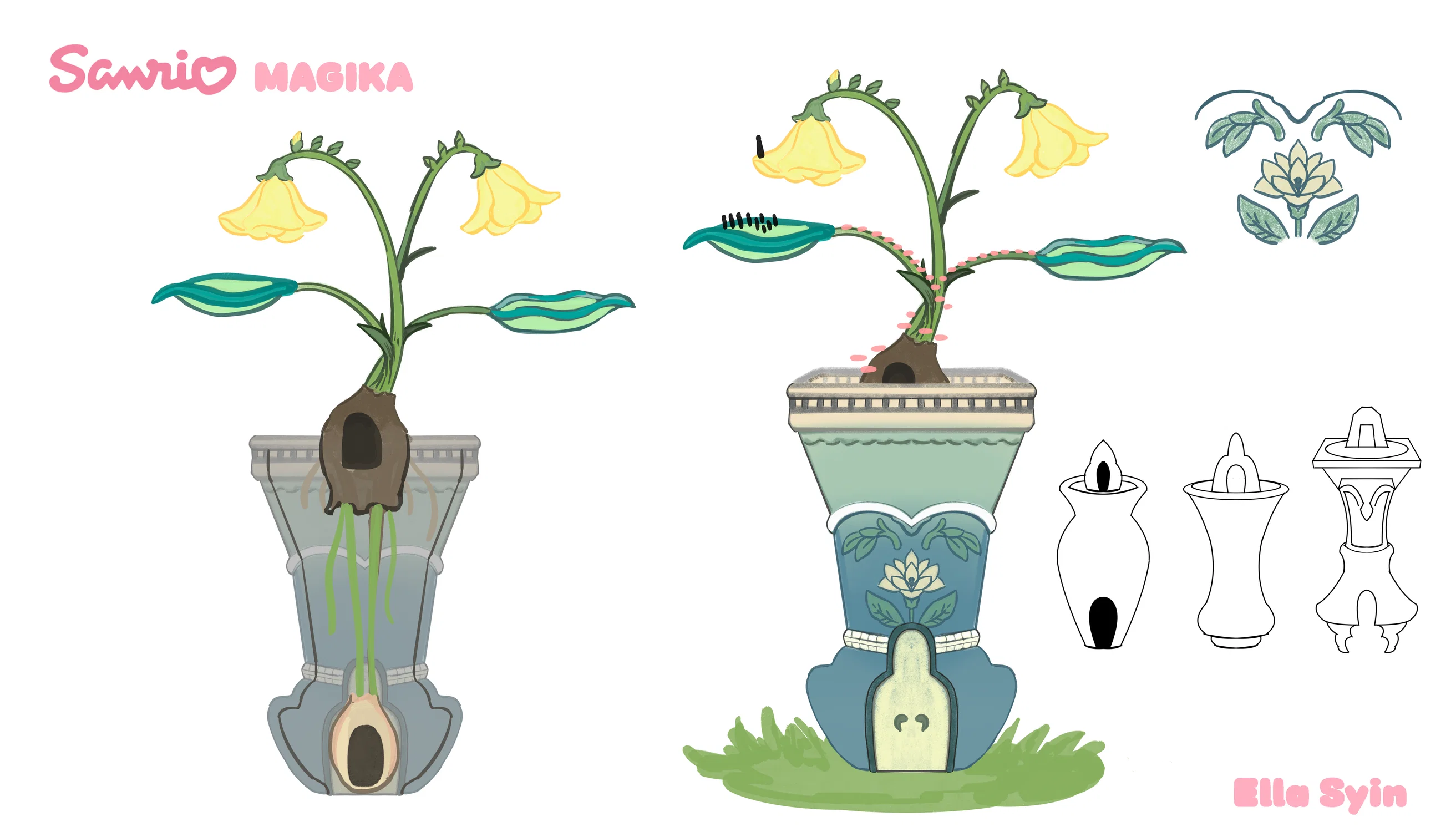 Sanrio Magika School building design (Freesia tower)