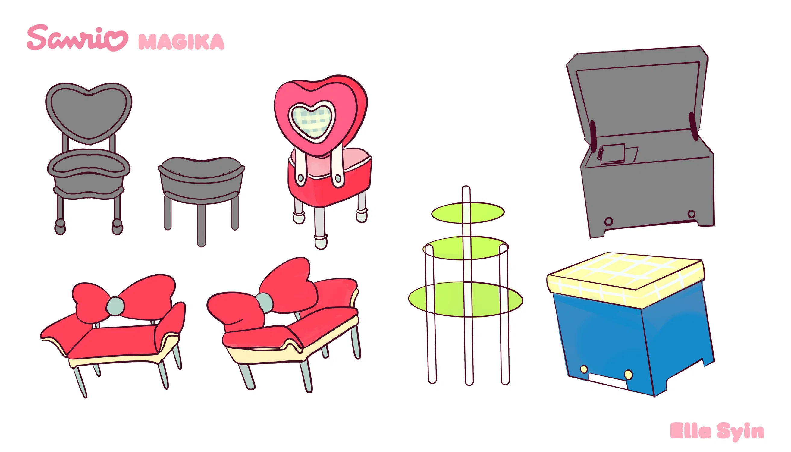 Sanrio Magika Hello Kitty Interior Prop Design 2
