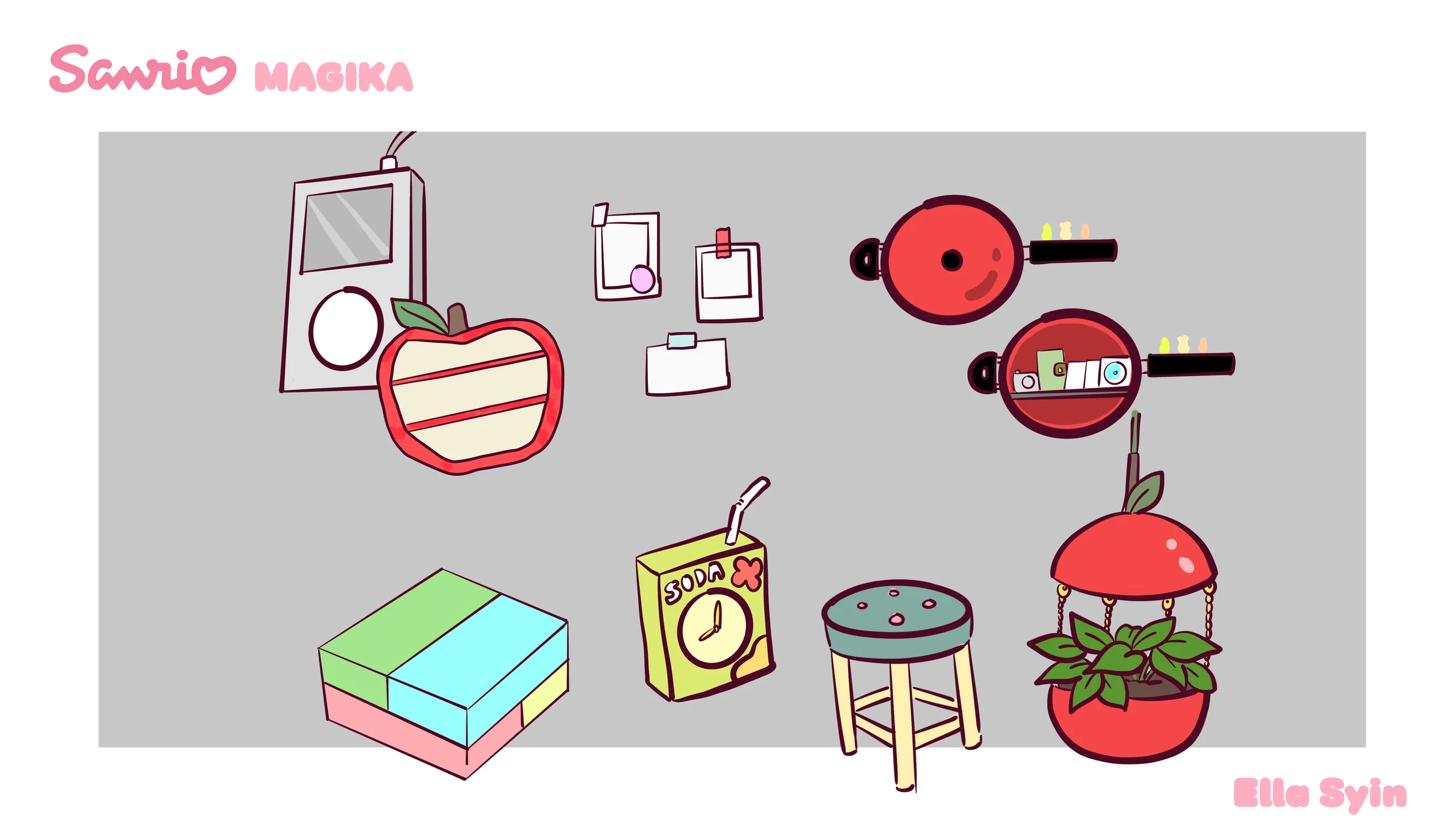 Sanrio Magika Hello Kitty Interior Prop Design 3