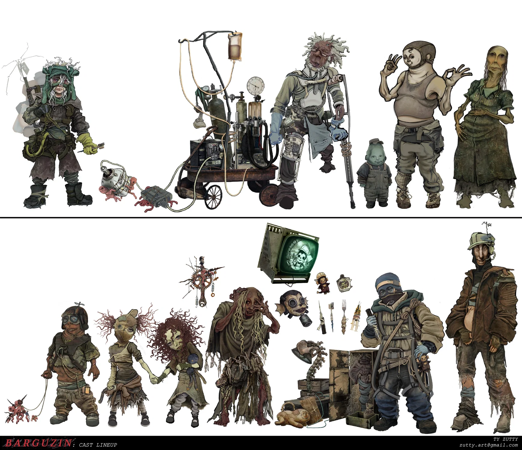 BARGUZIN Character Lineup