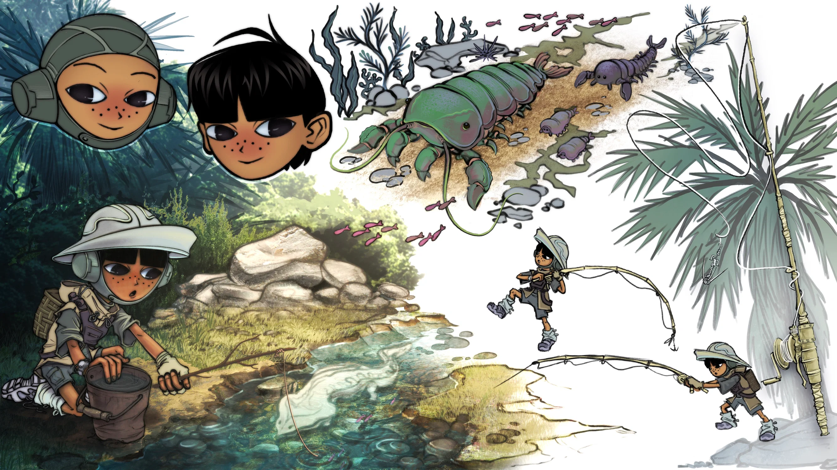 Hapa Kid Character Concept
