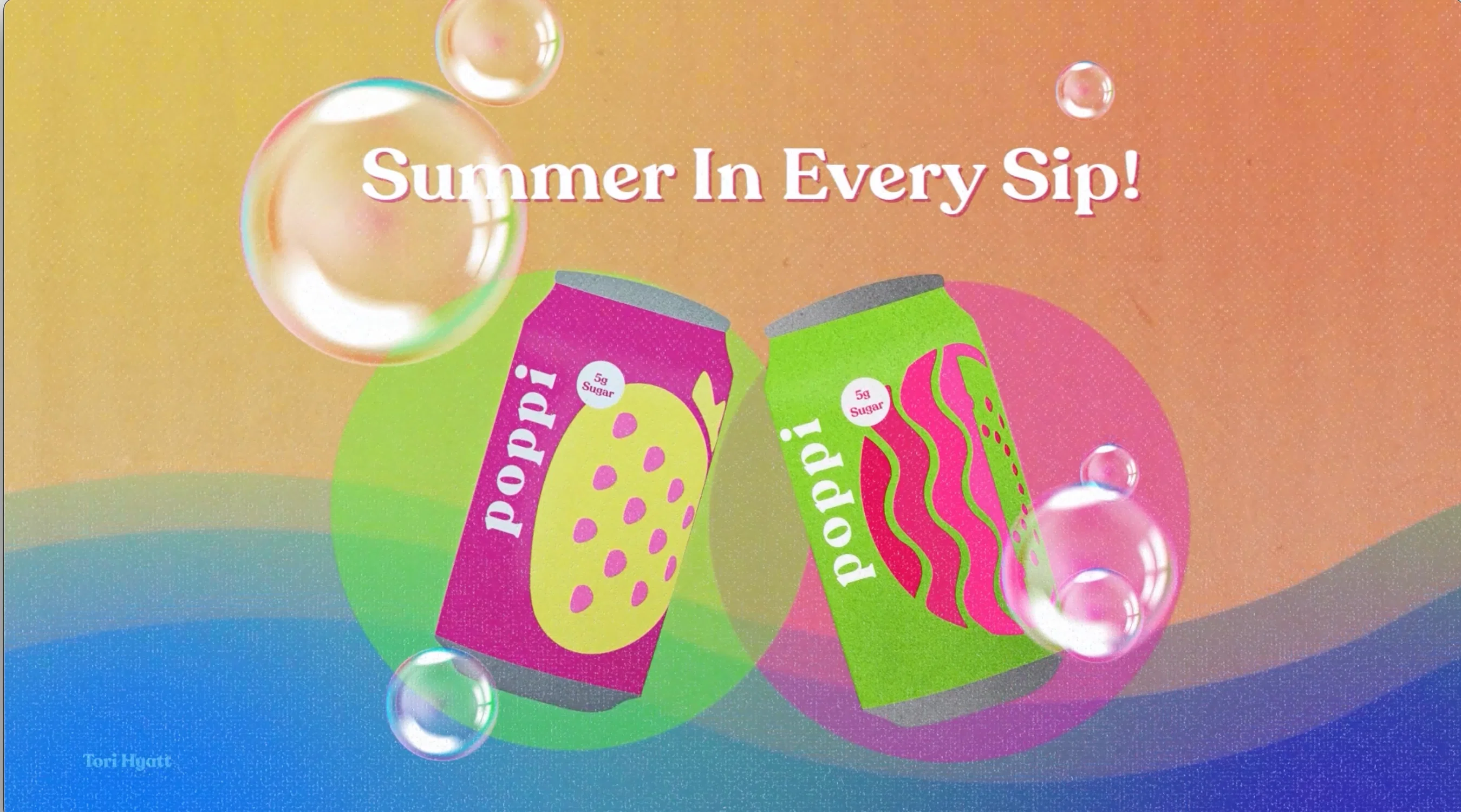 Poppi Brand Campaign | Summer In Every Sip | After Effects