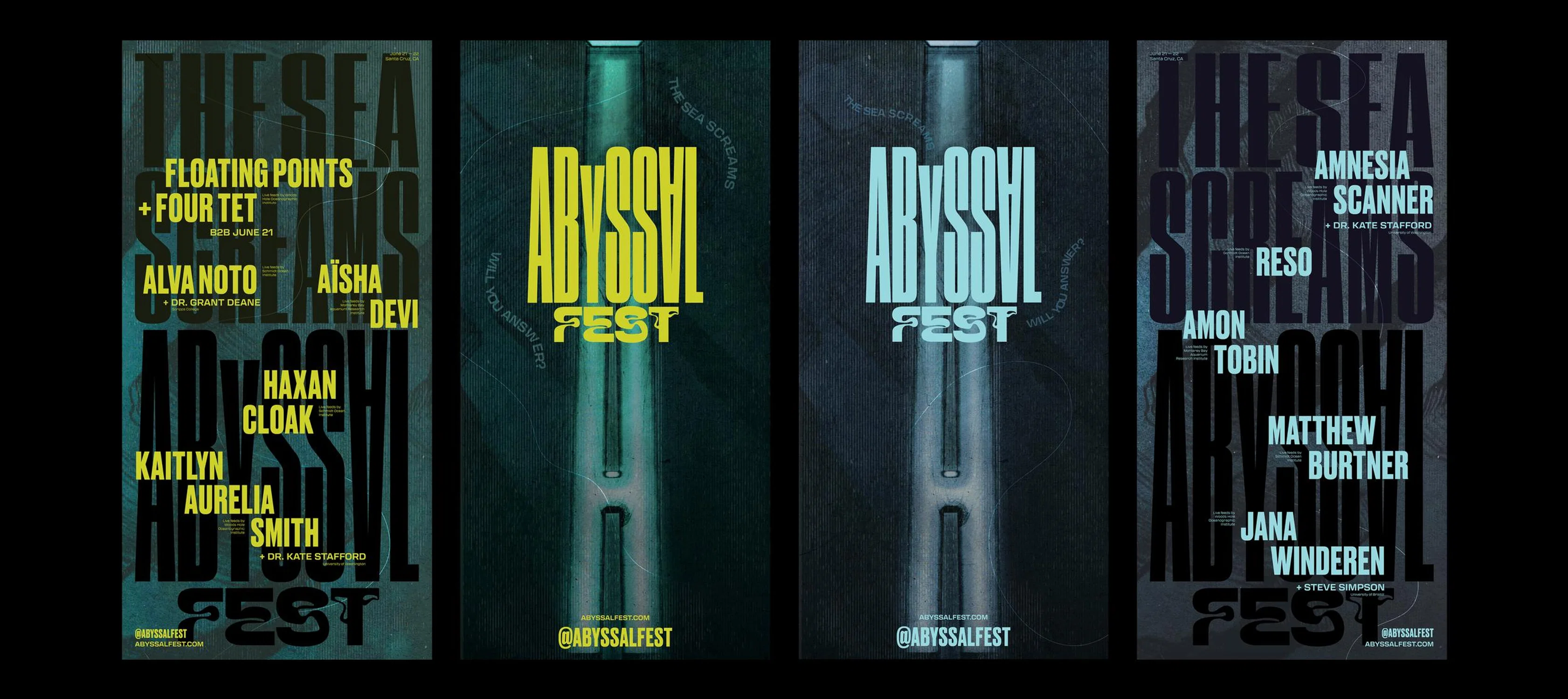 Abyssal Fest: music festival identity