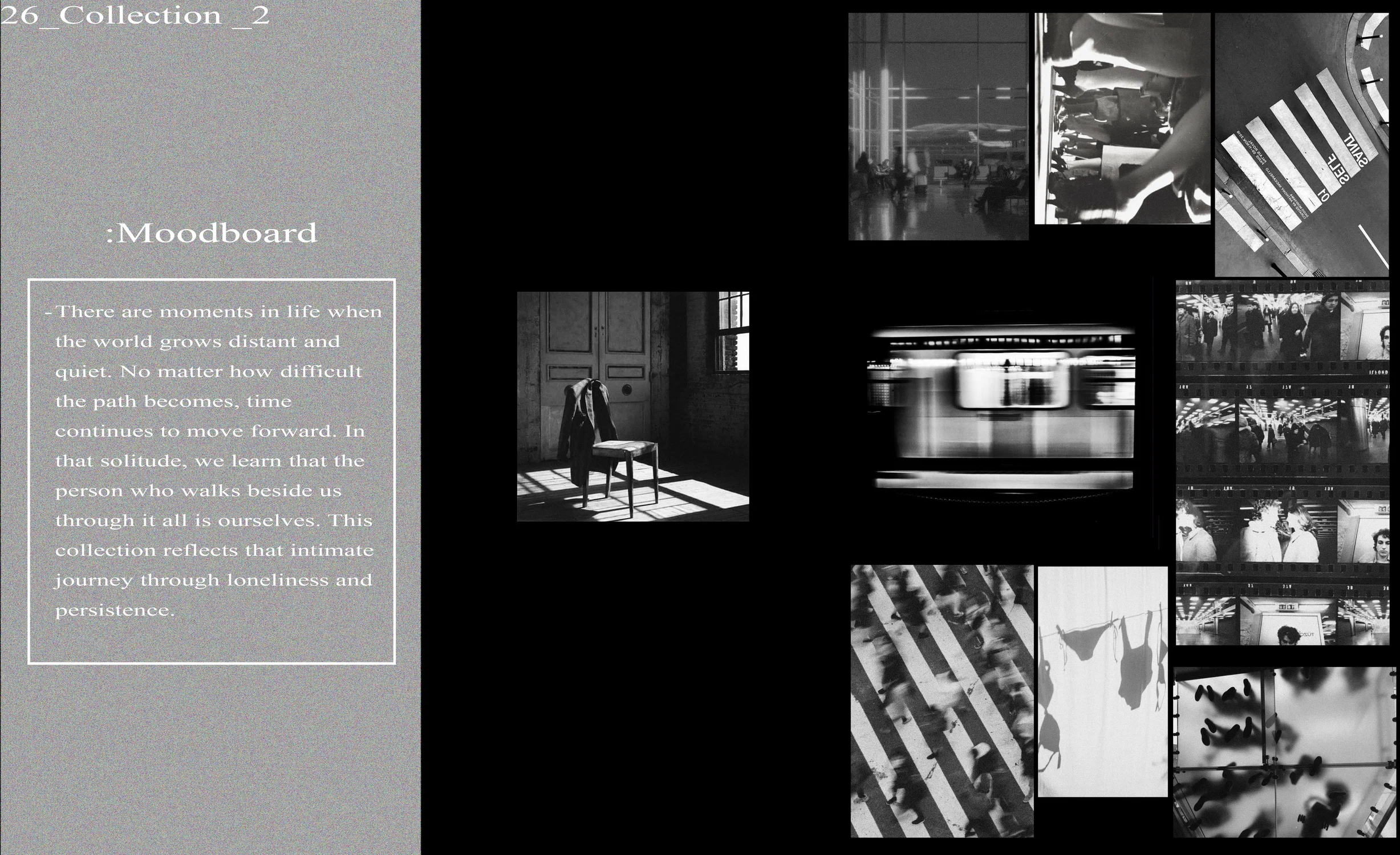 A moodboard for my second collection