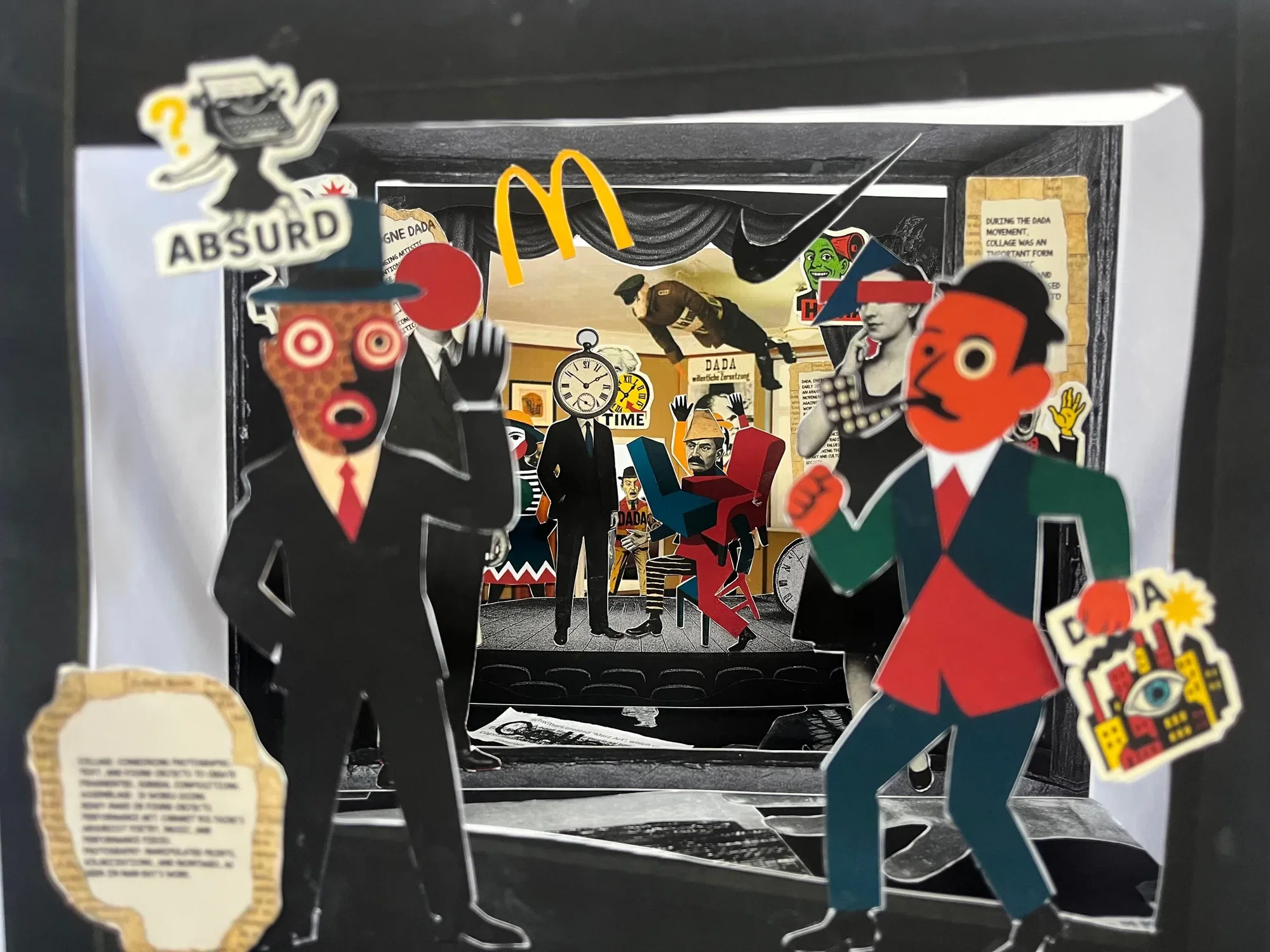 Dada Art Style Paper peepshow