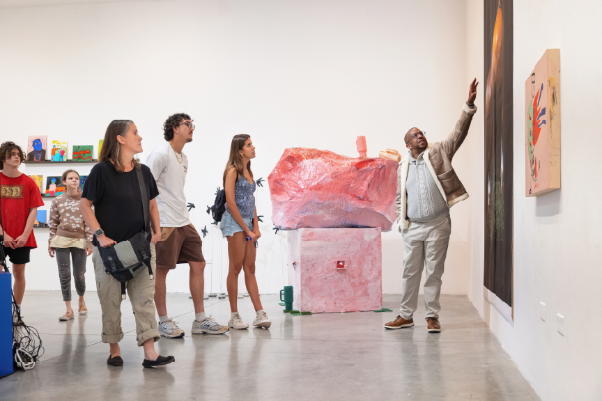 MFA students teaching other students