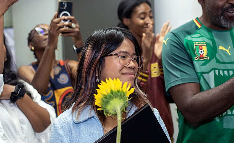 Student at Snap Lens Culmination