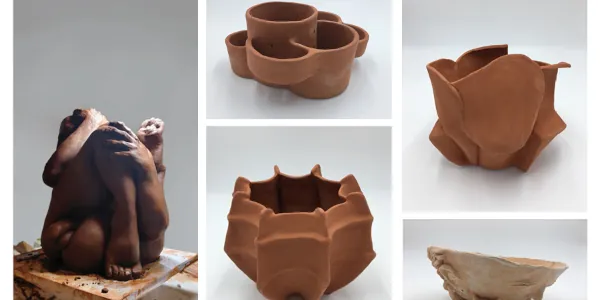 Five advanced ceramic pieces