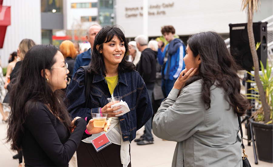 Alumni at Otis College Alumni Reception night