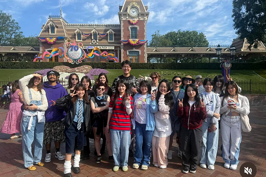 Team International Student Outreach at Disneyland