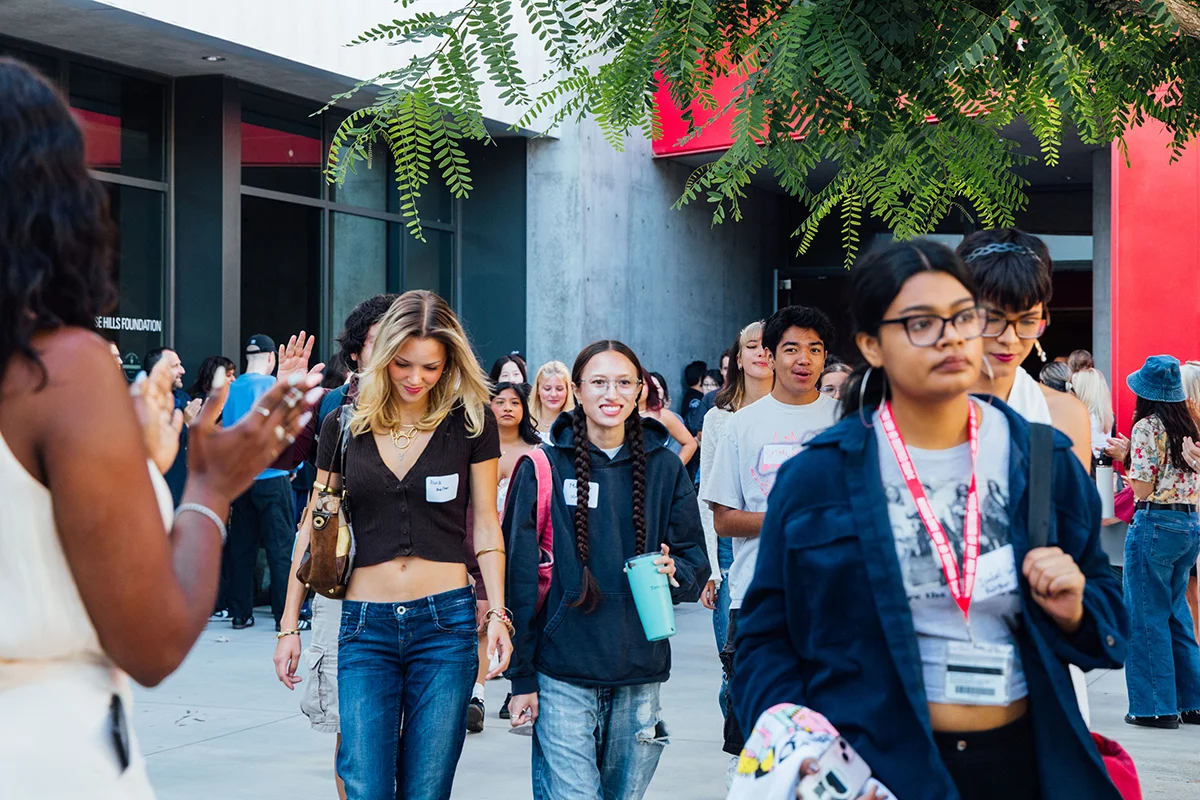 Students on campus