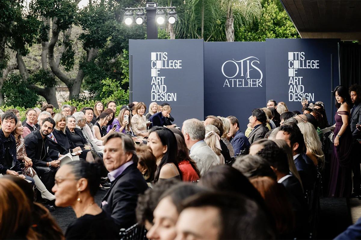 Viewers at the Otis College Atelier event