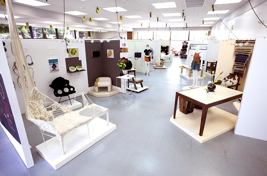 wide shot of product design studio