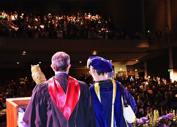 view of 2018 commencement