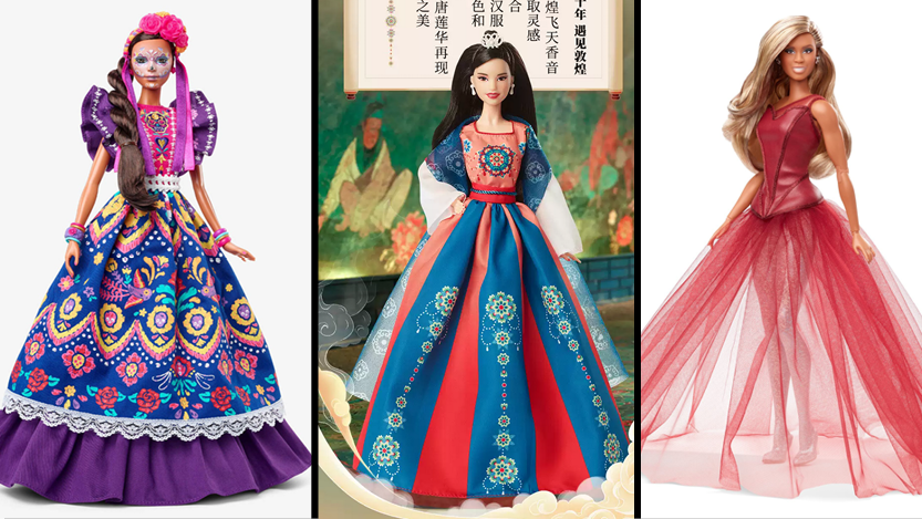 Evolution of Barbie with Mattel