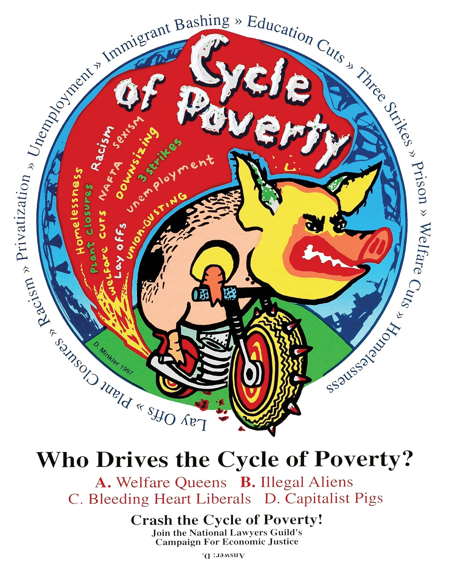 Douglas Minkler artwork Cycle of Poverty