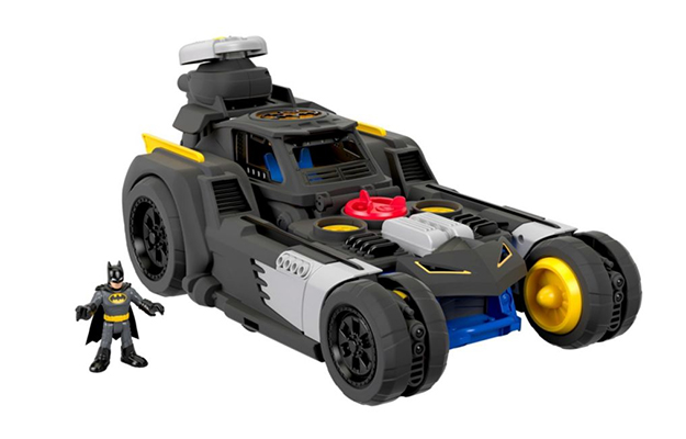 Imaginext DC Super Friends Batman and Transforming Batmobile RC Vehicle by Fisher Price