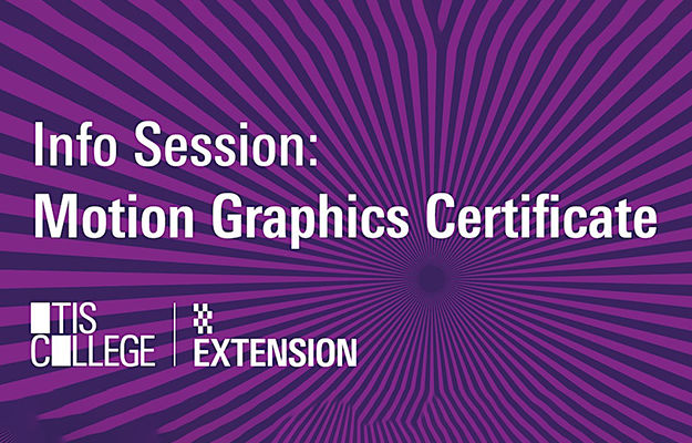 Motion Graphics certificate info session