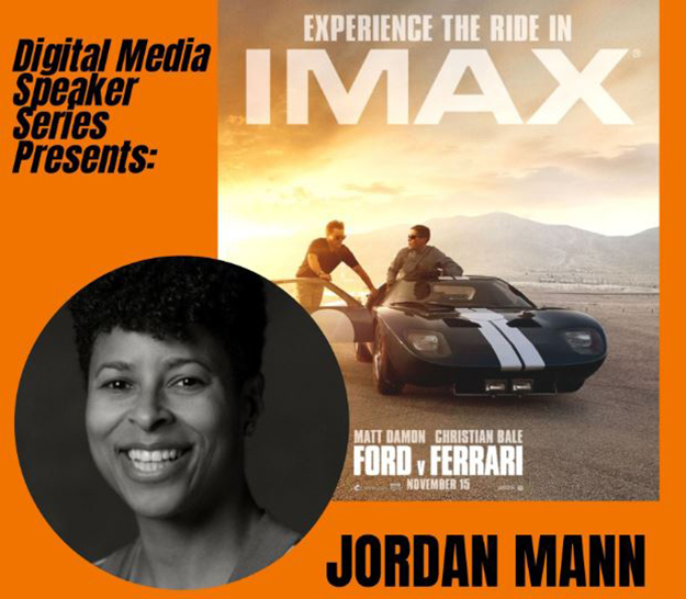 poster for Jordan Mann Digital Media Speaker Series lecture