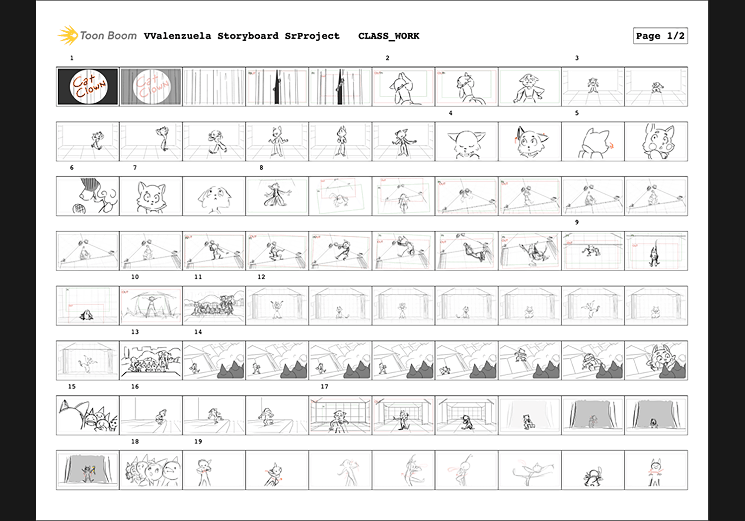 Storyboards Page 1