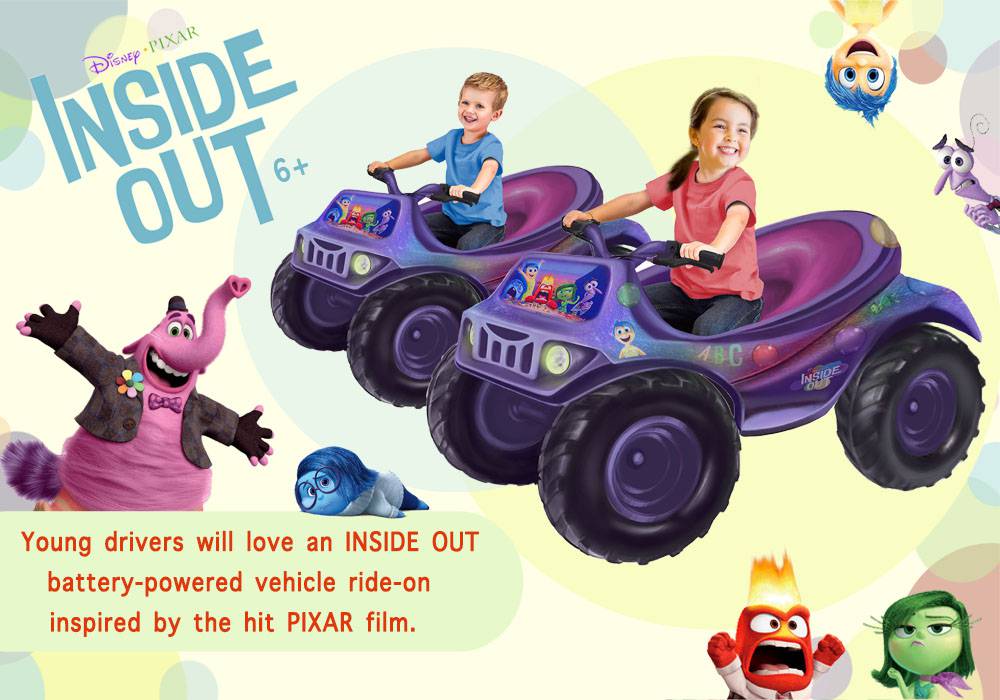 12v Power Wheel inspired by hit Pixar film Inside Out