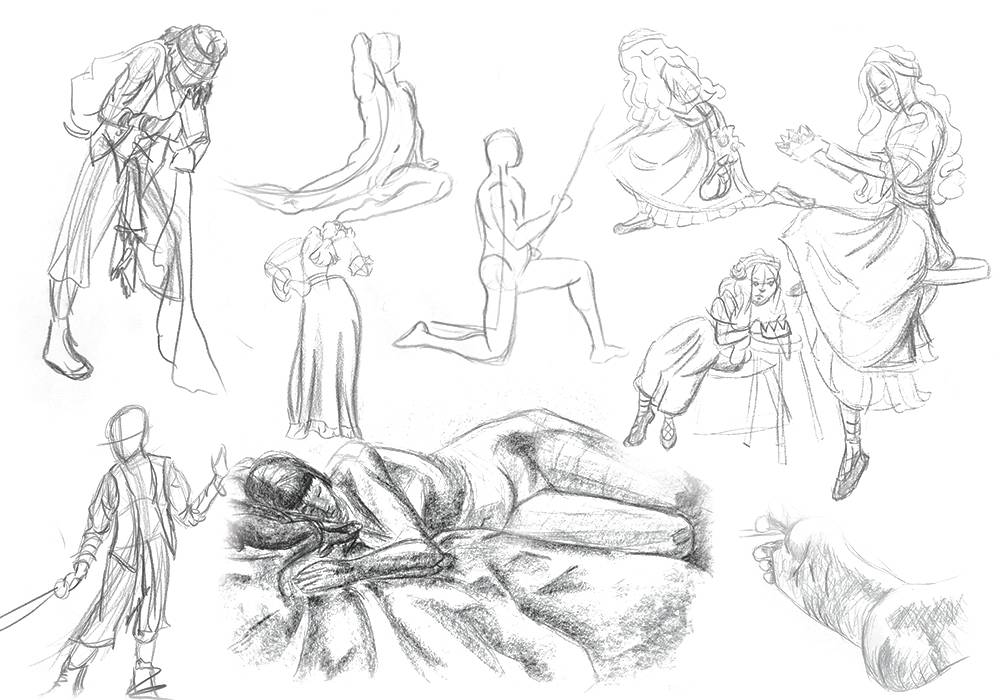 Figure Drawing Sketches
