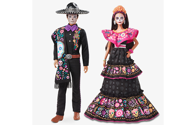 Die De Muertos Barbie and Ken Doll Set