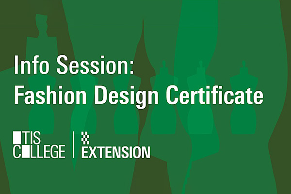 Fashion Design Certificate Info Session