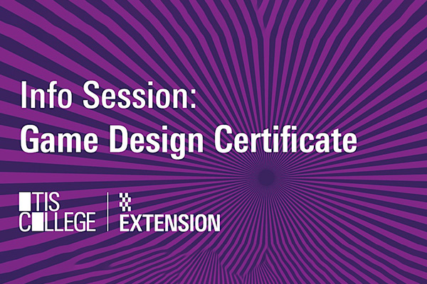 Game Design Certificate Info Session