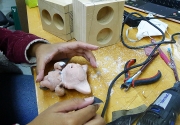 Toy Design students at Otis College