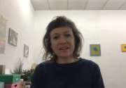 Rachel Roske during class video