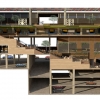 Studio 5: Architecture - Elementary School, Longitudinal Section Perspective