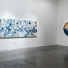 Erica Everage artwork: Installation view of Channeling the Hag and Sky Hags