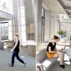 Interior renderings of the common spaces in the CO-LIFE apartment building