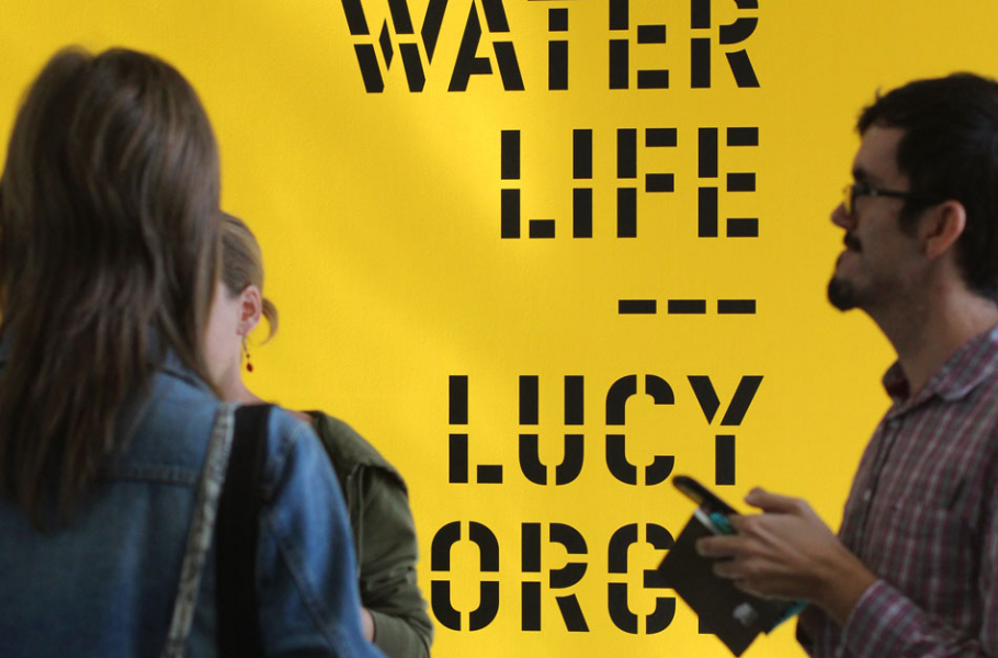 Food-Water-Life exhibit by Lucy + Jorge Orta 