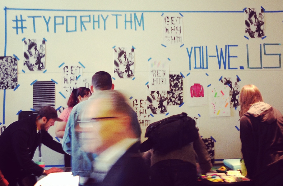 Typo Rhythm—US at TYPO:San Francisco — 2014 Installation
